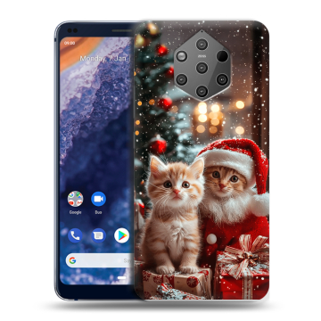 Силиконовый чехол на Nokia 9 PureView с принтом Новый год