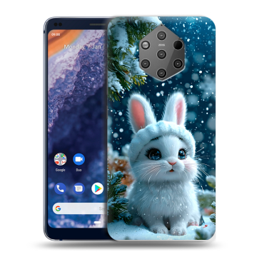Силиконовый чехол на Nokia 9 PureView с принтом Новый год