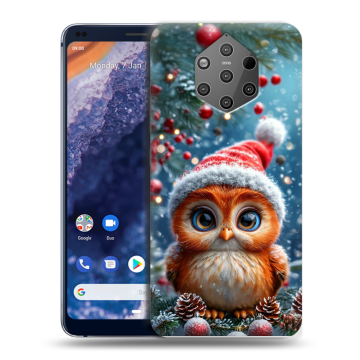Силиконовый чехол на Nokia 9 PureView с принтом Новый год