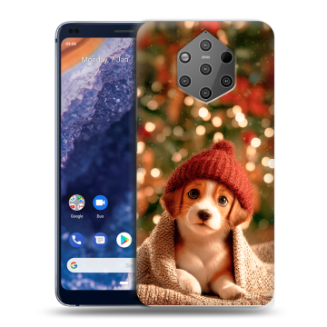 Силиконовый чехол на Nokia 9 PureView с принтом Новый год