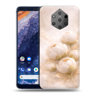 Силиконовый чехол на Nokia 9 PureView с принтом женский