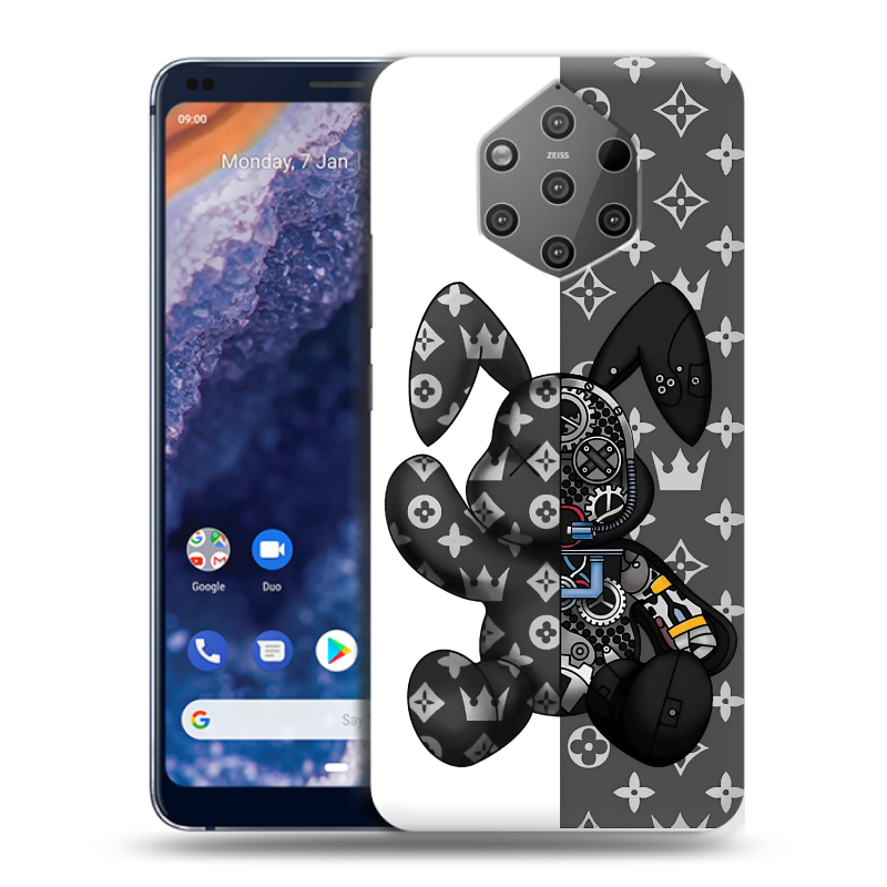 Пластиковый чехол на Nokia 9 PureView с принтом Луи робот Пластиковый чехол на Nokia 9 PureView с принтом Луи робот