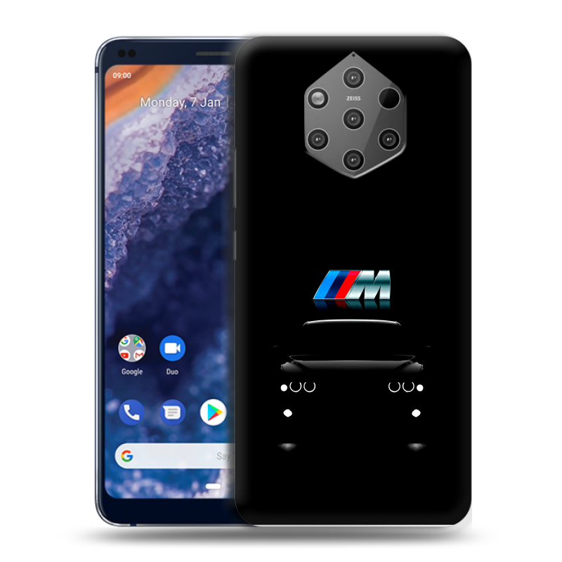 Силиконовый чехол на Nokia 9 PureView с принтом БМВ BMW Силиконовый чехол на Nokia 9 PureView с принтом БМВ BMW