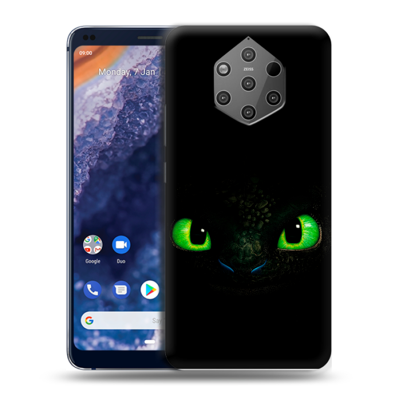 Силиконовый чехол на Nokia 9 PureView с принтом Как приручить дракона Силиконовый чехол на Nokia 9 PureView с принтом Как приручить дракона