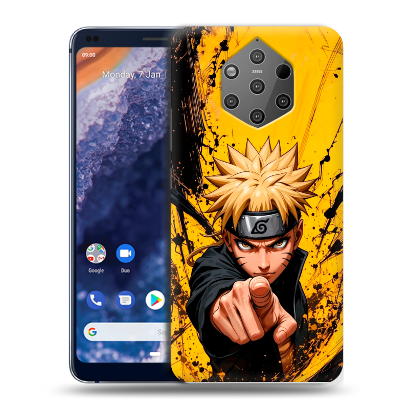 Пластиковый чехол на Nokia 9 PureView с принтом Naruto Наруто Пластиковый чехол на Nokia 9 PureView с принтом Naruto Наруто