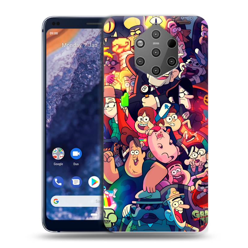 Пластиковый чехол на Nokia 9 PureView с принтом Gravity Falls Гравити Фолз Пластиковый чехол на Nokia 9 PureView с принтом Gravity Falls Гравити Фолз