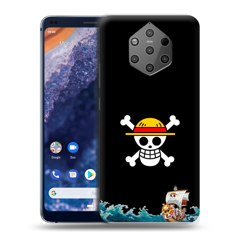 Пластиковый чехол на Nokia 9 PureView с принтом One Piece Ван Пис Пластиковый чехол на Nokia 9 PureView с принтом One Piece Ван Пис