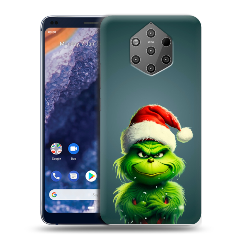 Силиконовый чехол на Nokia 9 PureView с принтом Новый год Силиконовый чехол на Nokia 9 PureView с принтом Новый год