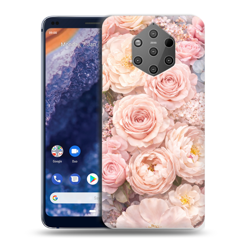 Силиконовый чехол на Nokia 9 PureView с принтом женский Силиконовый чехол на Nokia 9 PureView с принтом женский