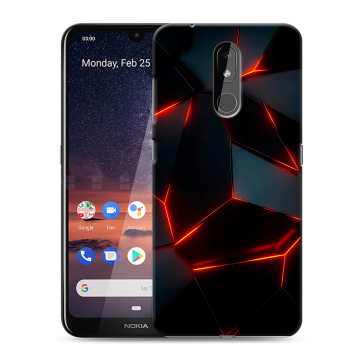 Силиконовый чехол на Nokia 3.2 с принтом Яркие абстракции Силиконовый чехол на Nokia 3.2 с принтом Яркие абстракции