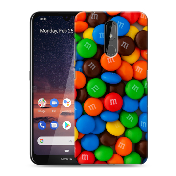 Силиконовый чехол на Nokia 3.2 с принтом Конфеты Силиконовый чехол на Nokia 3.2 с принтом Конфеты