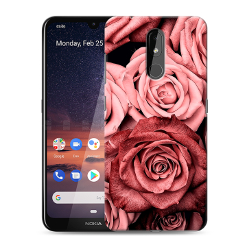 Силиконовый чехол на Nokia 3.2 с принтом Цветы розы