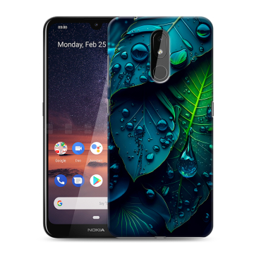 Силиконовый чехол на Nokia 3.2 с принтом Листья