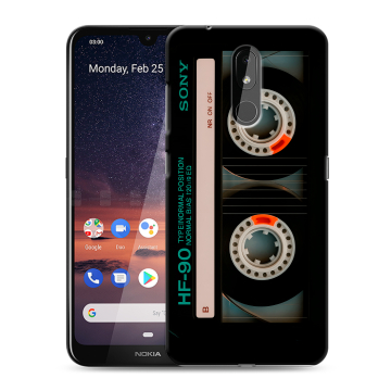 Силиконовый чехол на Nokia 3.2 с принтом Кассета Силиконовый чехол на Nokia 3.2 с принтом Кассета