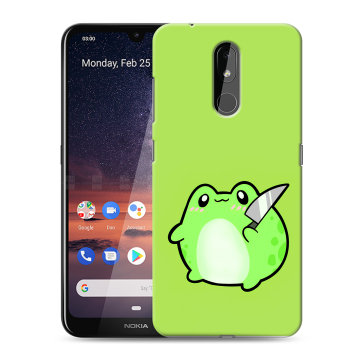 Силиконовый чехол на Nokia 3.2 с принтом Лягушенок Силиконовый чехол на Nokia 3.2 с принтом Лягушенок