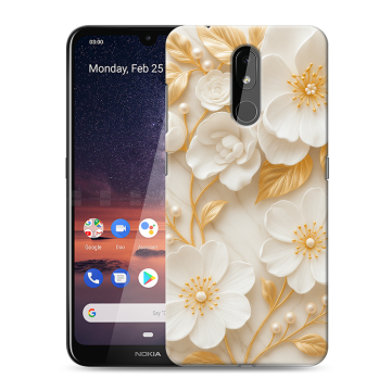 Силиконовый чехол на Nokia 3.2 с принтом Цветы Силиконовый чехол на Nokia 3.2 с принтом Цветы