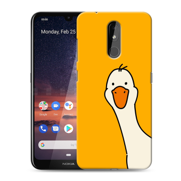 Силиконовый чехол на Nokia 3.2 с принтом Утка Силиконовый чехол на Nokia 3.2 с принтом Утка