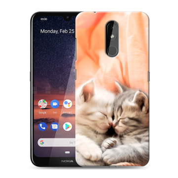 Силиконовый чехол на Nokia 3.2 с принтом Котята Силиконовый чехол на Nokia 3.2 с принтом Котята