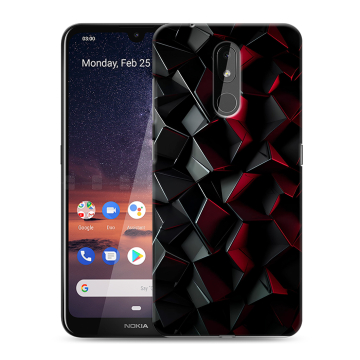 Силиконовый чехол на Nokia 3.2 с принтом Абстракция Силиконовый чехол на Nokia 3.2 с принтом Абстракция