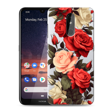 Силиконовый чехол на Nokia 3.2 с принтом Розы Силиконовый чехол на Nokia 3.2 с принтом Розы