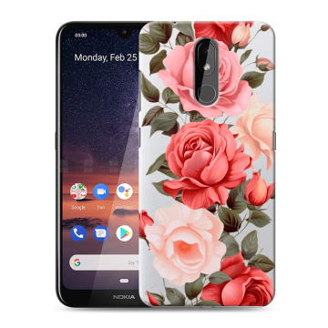 Силиконовый чехол на Nokia 3.2 с принтом Розы Силиконовый чехол на Nokia 3.2 с принтом Розы