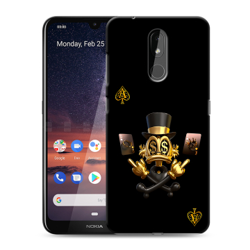 Силиконовый чехол на Nokia 3.2 с принтом Золотой скрудж макдак