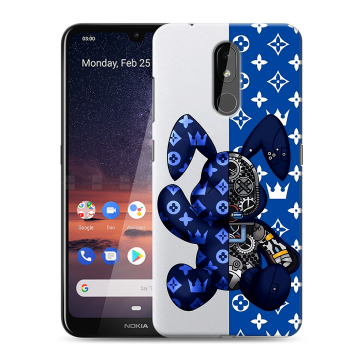 Силиконовый чехол на Nokia 3.2 с принтом Луи робот Силиконовый чехол на Nokia 3.2 с принтом Луи робот