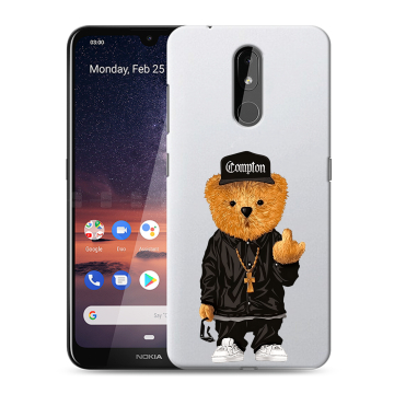 Силиконовый чехол на Nokia 3.2 с принтом Плюшевый медведь Силиконовый чехол на Nokia 3.2 с принтом Плюшевый медведь