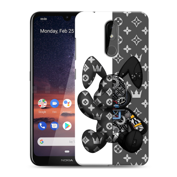 Силиконовый чехол на Nokia 3.2 с принтом Луи робот Силиконовый чехол на Nokia 3.2 с принтом Луи робот