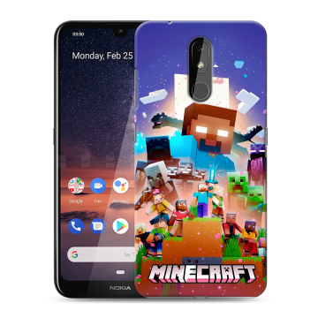 Силиконовый чехол на Nokia 3.2 с принтом Майнкрафт Minecraft Силиконовый чехол на Nokia 3.2 с принтом Майнкрафт Minecraft