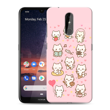 Силиконовый чехол на Nokia 3.2 с принтом Hello Kitty Хелоу Кити Силиконовый чехол на Nokia 3.2 с принтом Hello Kitty Хелоу Кити