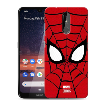 Силиконовый чехол на Nokia 3.2 с принтом человек паук spiderman Силиконовый чехол на Nokia 3.2 с принтом человек паук spiderman