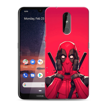 Силиконовый чехол на Nokia 3.2 с принтом Дедпул Deadpool Силиконовый чехол на Nokia 3.2 с принтом Дедпул Deadpool