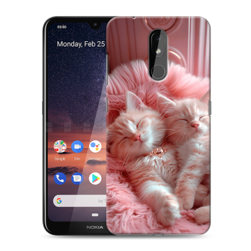 Силиконовый чехол на Nokia 3.2 с принтом котята котики Силиконовый чехол на Nokia 3.2 с принтом котята котики