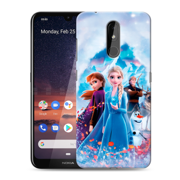 Силиконовый чехол на Nokia 3.2 с принтом Холодное сердце Frozen Силиконовый чехол на Nokia 3.2 с принтом Холодное сердце Frozen
