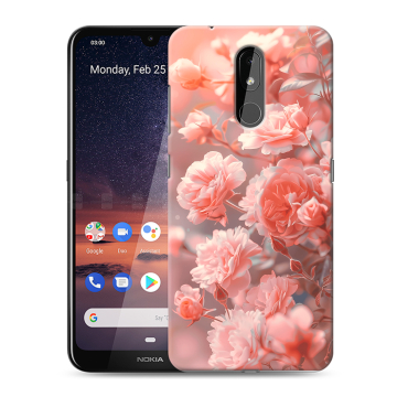 Силиконовый чехол на Nokia 3.2 с принтом Розы цветы Силиконовый чехол на Nokia 3.2 с принтом Розы цветы