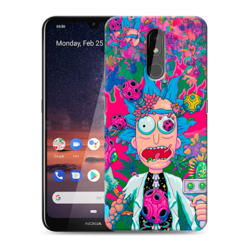 Силиконовый чехол на Nokia 3.2 с принтом Рик и Морти Rick Morty Силиконовый чехол на Nokia 3.2 с принтом Рик и Морти Rick Morty
