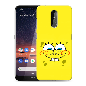 Силиконовый чехол на Nokia 3.2 с принтом спанчбоб спанч боб