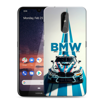 Силиконовый чехол на Nokia 3.2 с принтом БМВ BMW Силиконовый чехол на Nokia 3.2 с принтом БМВ BMW