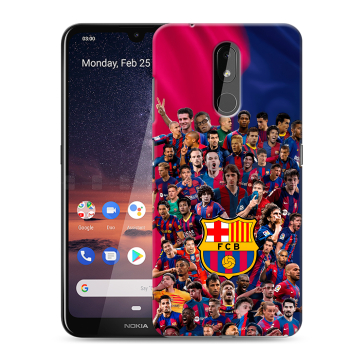 Силиконовый чехол на Nokia 3.2 с принтом Барселона Barcelona