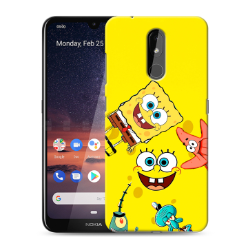 Силиконовый чехол на Nokia 3.2 с принтом Спанч боб Спанчбоб Силиконовый чехол на Nokia 3.2 с принтом Спанч боб Спанчбоб