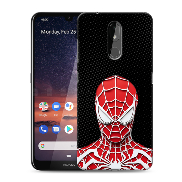 Силиконовый чехол на Nokia 3.2 с принтом человек паук spiderman Силиконовый чехол на Nokia 3.2 с принтом человек паук spiderman