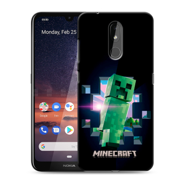 Силиконовый чехол на Nokia 3.2 с принтом Майнкрафт Minecraft Силиконовый чехол на Nokia 3.2 с принтом Майнкрафт Minecraft