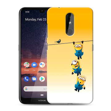 Силиконовый чехол на Nokia 3.2 с принтом Миньоны Силиконовый чехол на Nokia 3.2 с принтом Миньоны