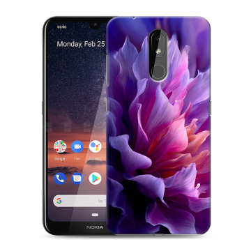 Силиконовый чехол на Nokia 3.2 с принтом женский цветы Силиконовый чехол на Nokia 3.2 с принтом женский цветы