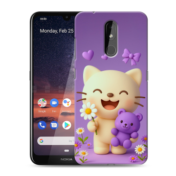 Силиконовый чехол на Nokia 3.2 с принтом для девочек Силиконовый чехол на Nokia 3.2 с принтом для девочек