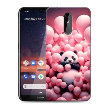 Силиконовый чехол на Nokia 3.2 с принтом Панда Силиконовый чехол на Nokia 3.2 с принтом Панда