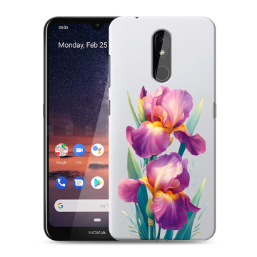 Силиконовый чехол на Nokia 3.2 с принтом Цветы орхидеи