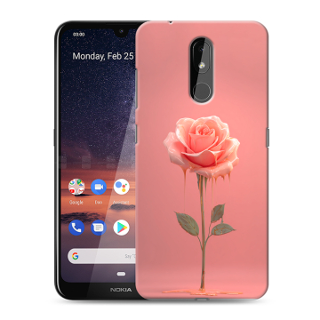 Силиконовый чехол на Nokia 3.2 с принтом Розовая роза