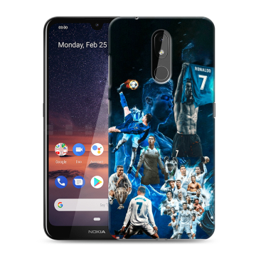 Силиконовый чехол на Nokia 3.2 с принтом Реал Роналдо Силиконовый чехол на Nokia 3.2 с принтом Реал Роналдо